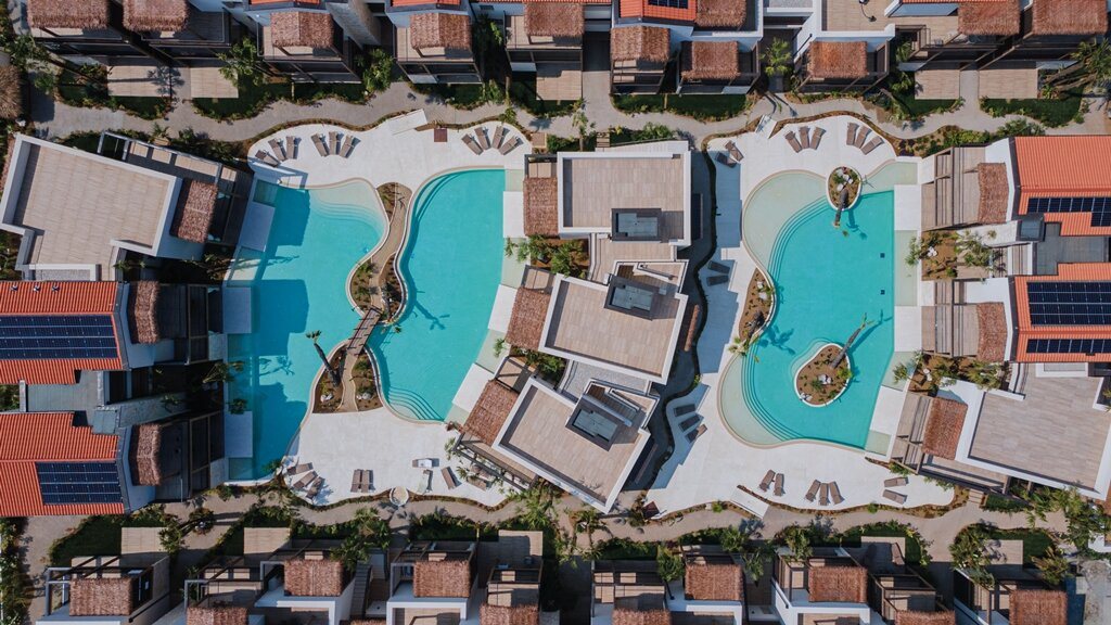 Le lagune viste dall'alto di giorno — Caribe Lagoon, Jesolo (VE)