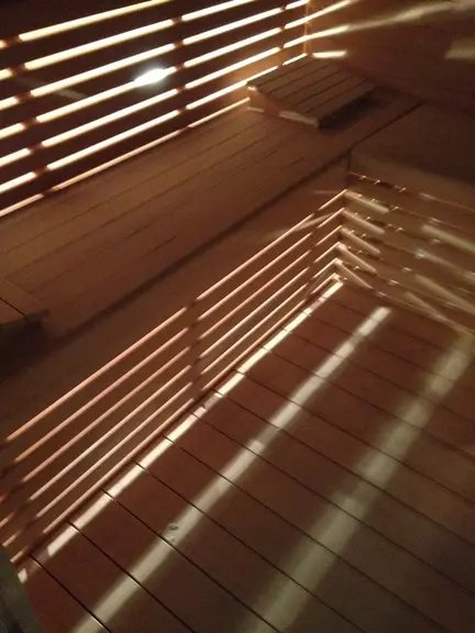 La sauna finlandese — Centro benessere Evasion, Hotel dei Focesi